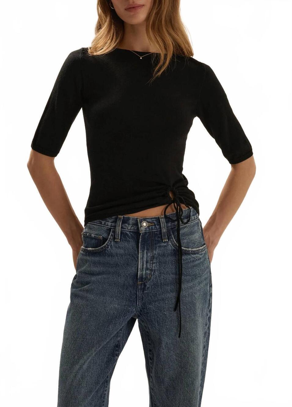NEW FAVORITE DAUGHTER side eye top in black